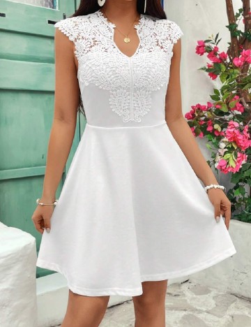 Rochie scurta SHEIN, alb