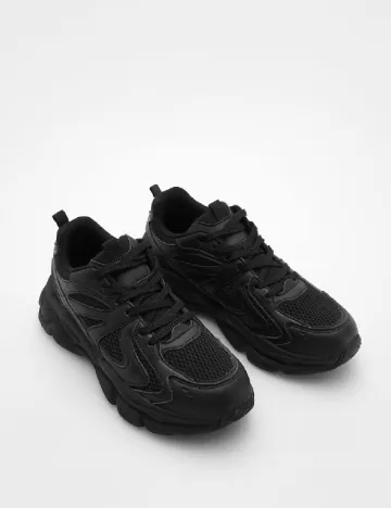 Adidasi Reserved, negru