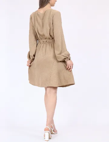 Rochie scurta Vero Moda, maro