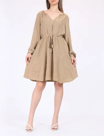 Rochie scurta Vero Moda, maro