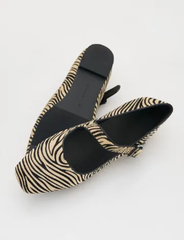 Balerini Reserved, crem/negru