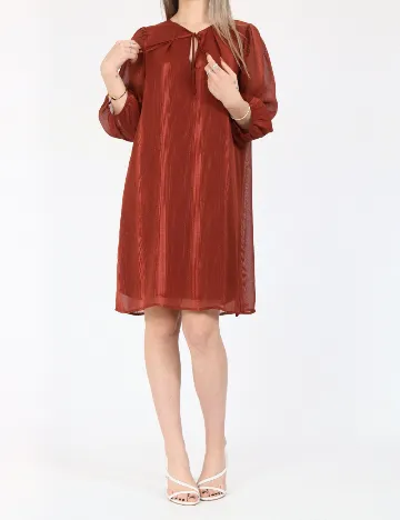 Rochie scurta Vero Moda, maro