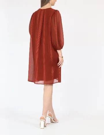 Rochie scurta Vero Moda, maro