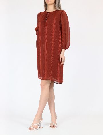 Rochie scurta Vero Moda, maro