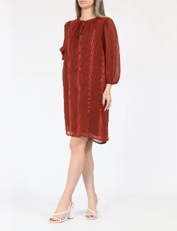 Rochie scurta Vero Moda, maro