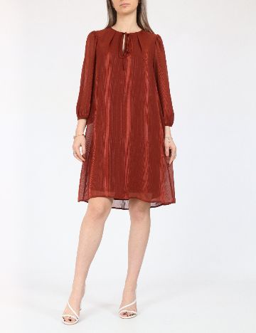Rochie scurta Vero Moda, maro
