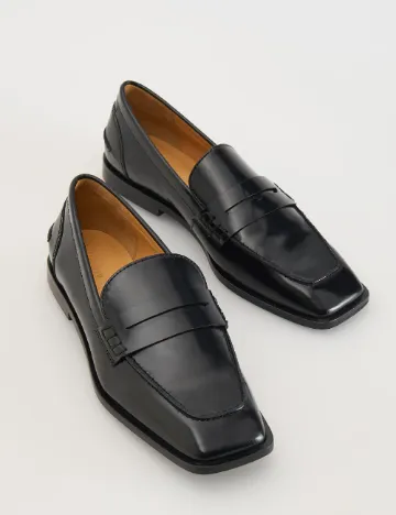 Mocasini Reserved, negru