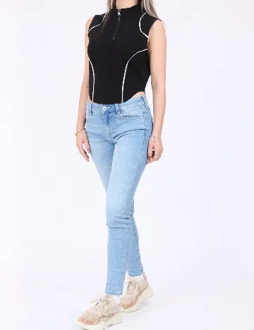 Top Vero Moda, negru