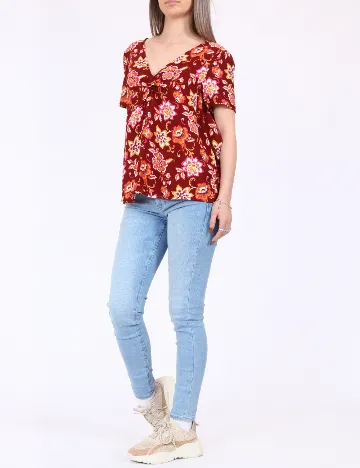 Bluza Vero Moda, caramiziu