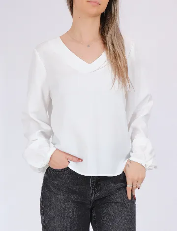 Bluza Only, alb