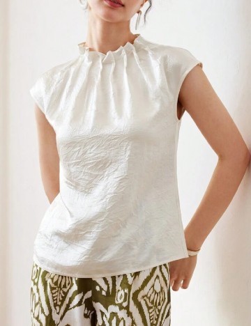 Bluza MOTF, alb