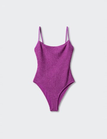 Costum de baie Mango, mov