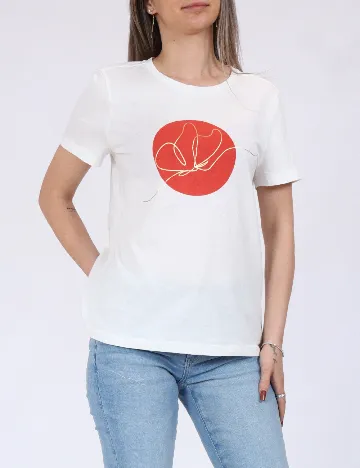 Tricou Vero Moda, alb