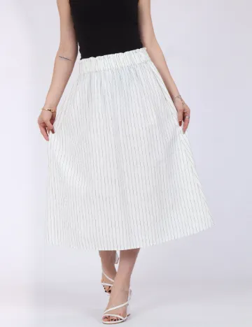 Fusta Vero Moda, alb