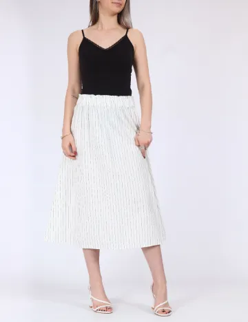 Fusta Vero Moda, alb