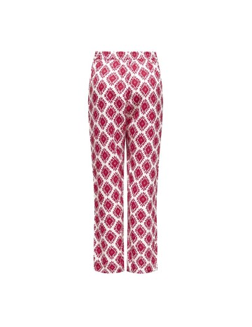 Pantaloni Only, alb/rosu