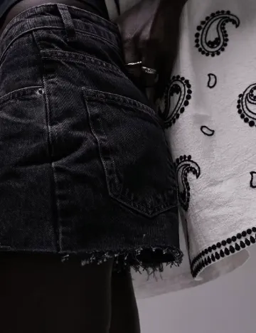 Pantaloni scurti Top Shop, negru