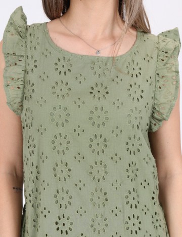 Rochie scurta Jacqueline de Yong, verde