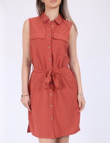 Rochie scurta Vero Moda, roz pudra