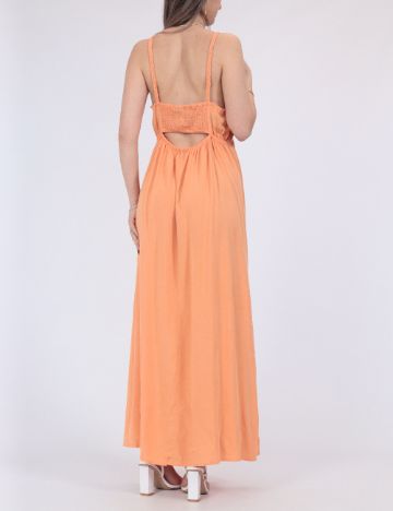 Rochie lunga Vero Moda, portocaliu