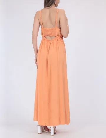 Rochie lunga Vero Moda, portocaliu