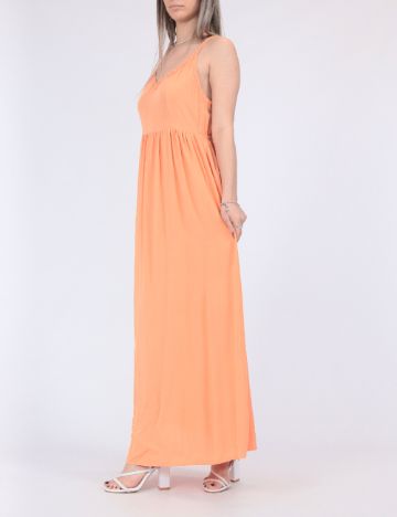 Rochie lunga Vero Moda, portocaliu