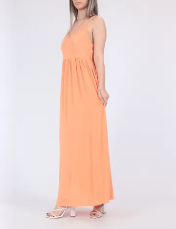 Rochie lunga Vero Moda, portocaliu