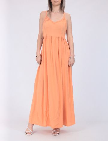 Rochie lunga Vero Moda, portocaliu