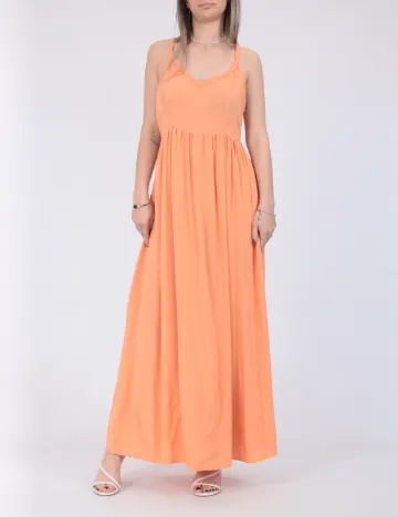 Rochie lunga Vero Moda, portocaliu