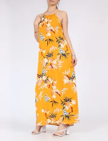Rochie lunga Only, galben