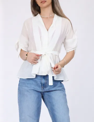 Bluza Zara, alb
