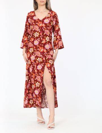 Rochie lunga Vero Moda, caramiziu