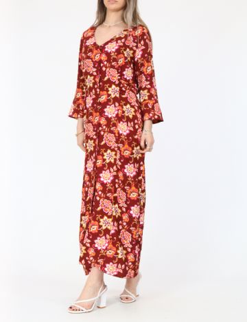 Rochie lunga Vero Moda, caramiziu