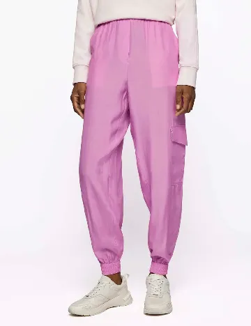 Pantaloni BOSS, mov