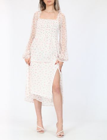 Rochie medie Vero Moda, alb