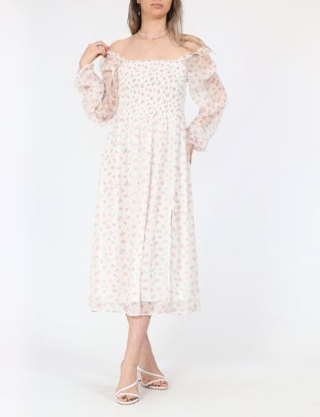 Rochie medie Vero Moda, alb
