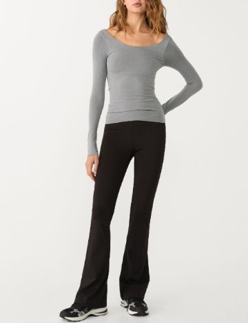 Pantaloni Stradivarius, negru