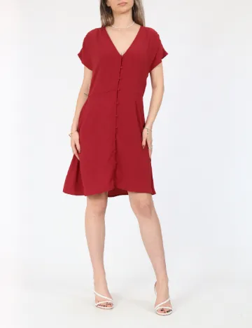 Rochie scurta Vero Moda, rosu