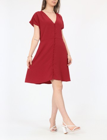 Rochie scurta Vero Moda, rosu