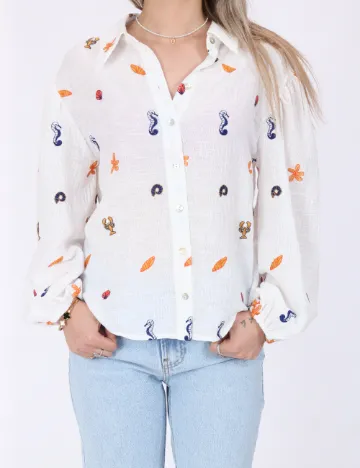 Camasa Vero Moda, alb