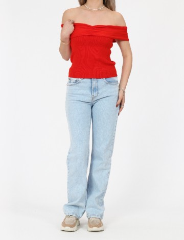Top Vero Moda, rosu