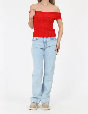 Top Vero Moda, rosu