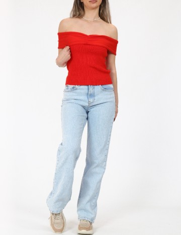 Top Vero Moda, rosu