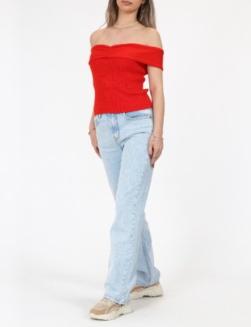 Top Vero Moda, rosu