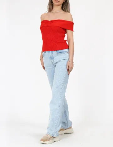 Top Vero Moda, rosu