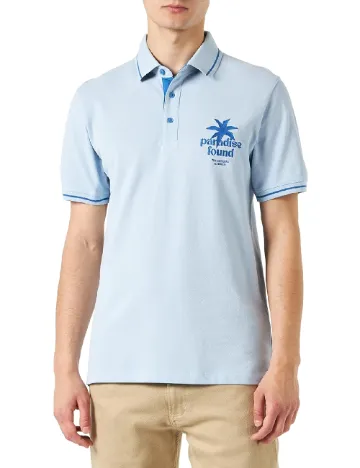 Tricou s.Oliver, bleu Albastru