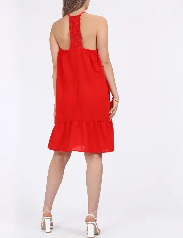 Rochie scurta Vero Moda, rosu