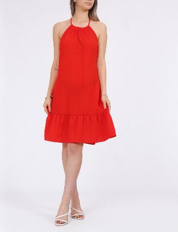 Rochie scurta Vero Moda, rosu