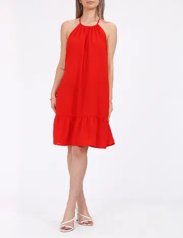 Rochie scurta Vero Moda, rosu