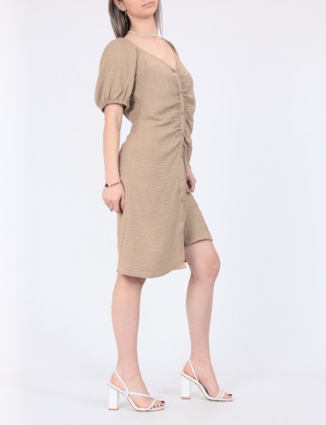 Rochie scurta Vero Moda, maro